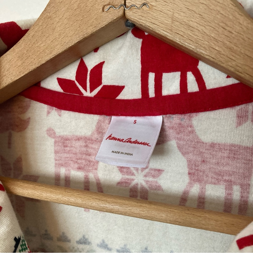 NWOT Hanna Andersson matching holiday pajama set - Picture 7 of 9